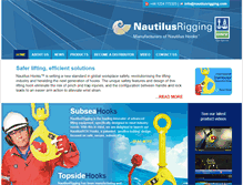 Tablet Screenshot of nautilusrigging.com